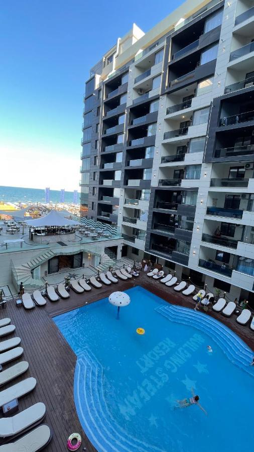 Seaview Deluxe Double Studio - Beachfront Resort Năvodari Exteriör bild