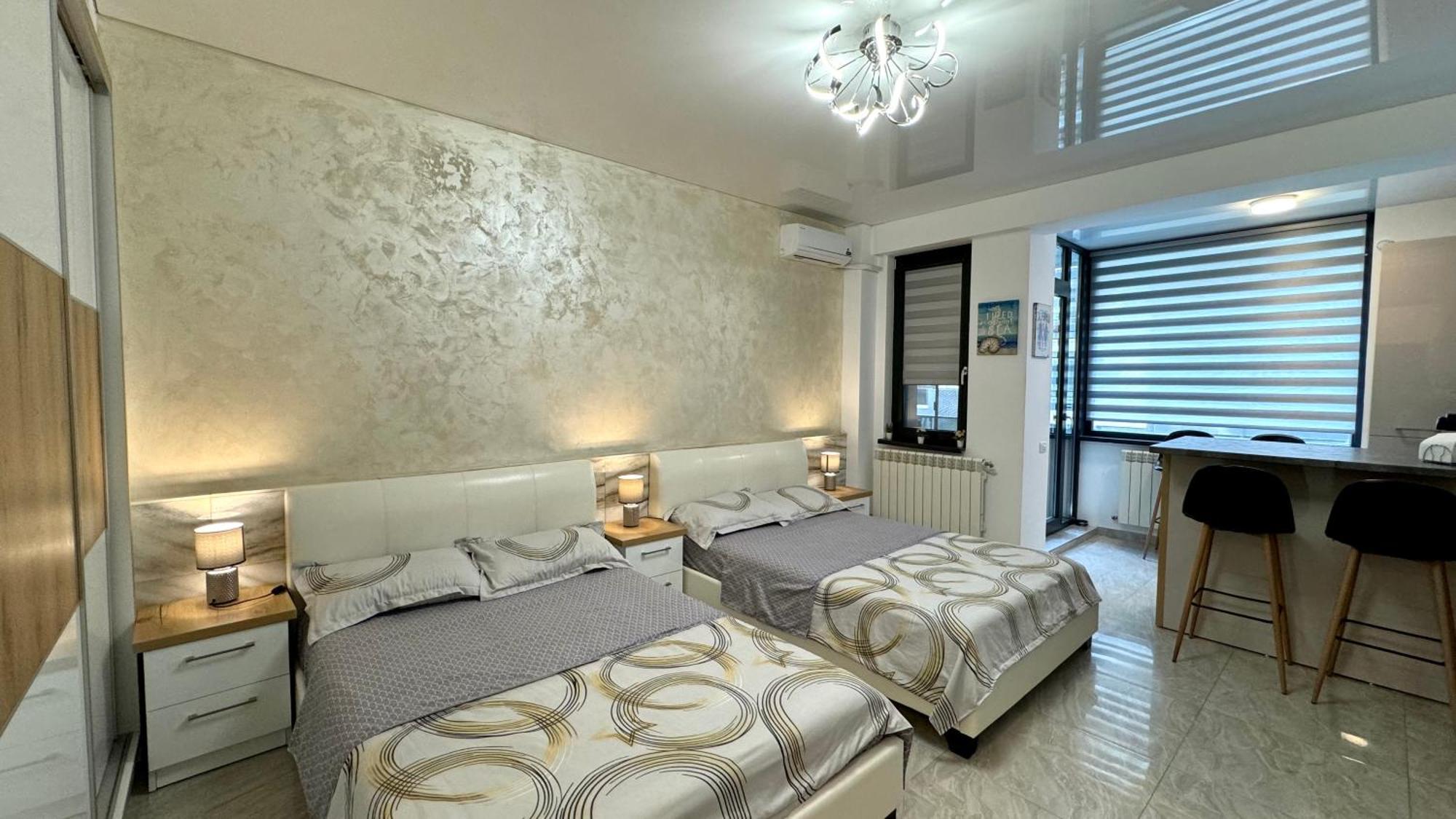 Seaview Deluxe Double Studio - Beachfront Resort Năvodari Exteriör bild